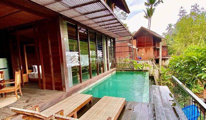 Villa Ubud Fasilitas Resort Dengan View Jungle & River 2