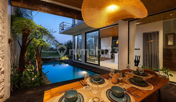 Modern Rice Field View Villa in Pejeng Kangin Ubud - Fully Furnished Modern Rice Field View Villa in Pejeng Kangin Ubud - Fully Furnished