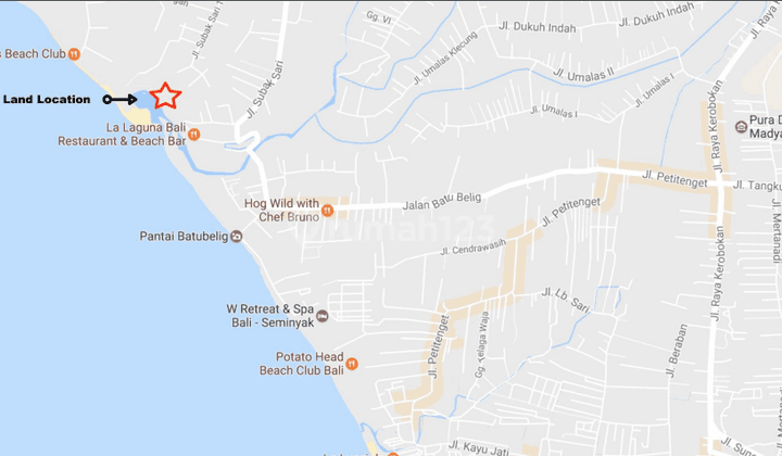 Dijual Tanah Untuk Resort Batubelig Brawa Area Kuta Utara Bali Ric.a177 2