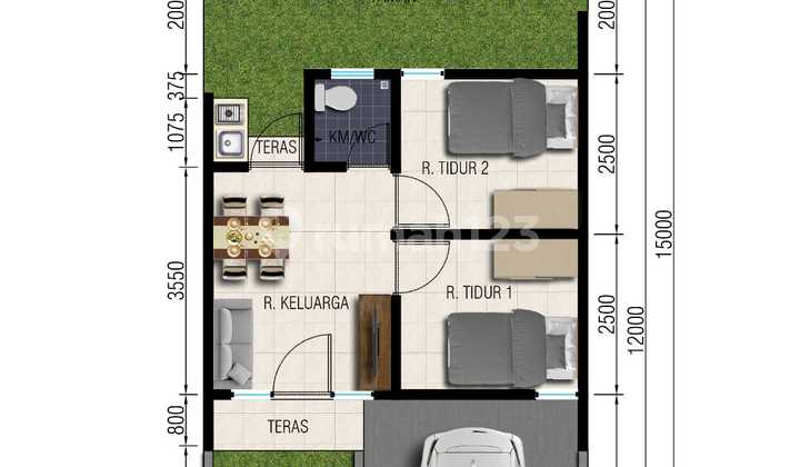 Rumah Titik 0 Jl Raya start 500jutaan Ready Unit  5