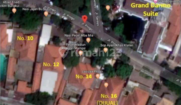 Dijual Rumah Jalan Progo Taman Bungkul Dkt Raya Darmo 2