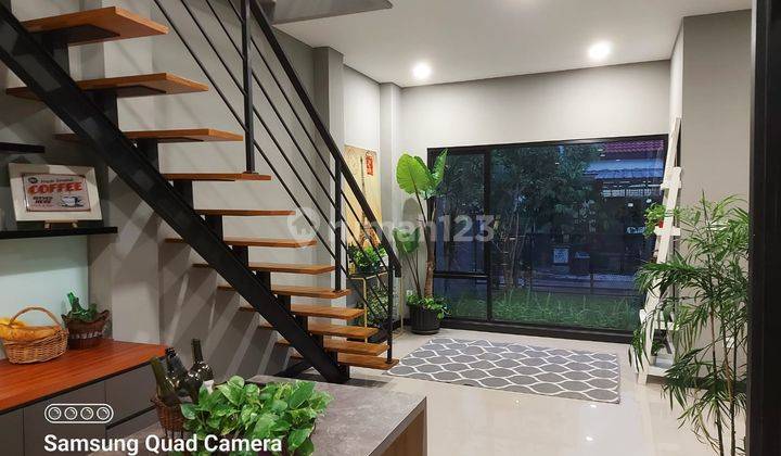 Rumah Baru Semi Furnished Konsep Industrial Modern Di Nusaloka Bsd 2