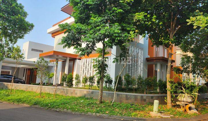 Rumah Baru Modern Tropis Hoek Full Furnished Di Taman Giri Loka Bsd 2