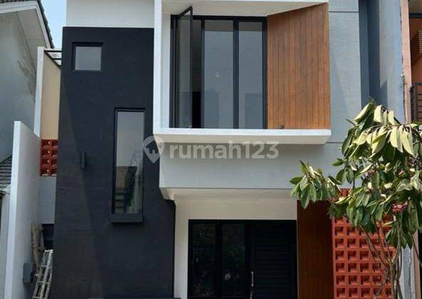 Dijual Rumah Cantik, Homey Posisi Dekat Taman Di Nusaloka Bsd 1