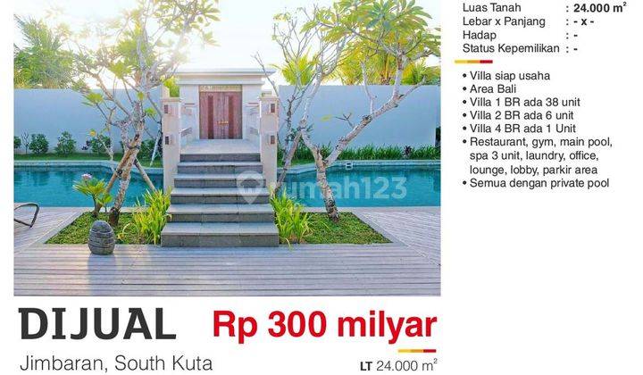 Villa in South Kuta, Jimbaran Ready for Business 2