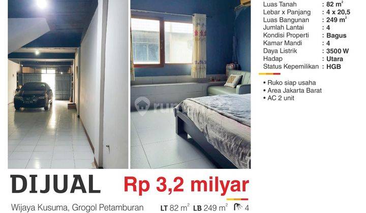  Ruko di Wijaya Kusuma, Grogol Siap Usaha 4