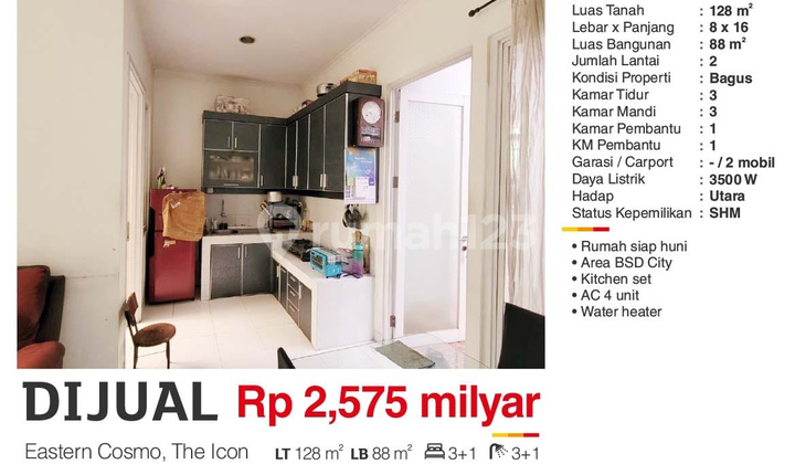  Rumah di Eastern Cosmo, BSD The Icon Bagus 2