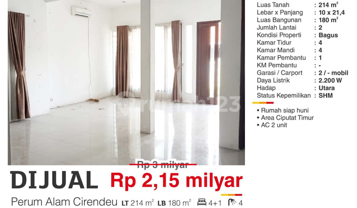  Rumah di Perum Alam Cireundeu, Ciputat Timur 2