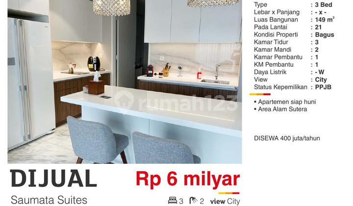 Saumata 3 Bedroom Furnished Apartment