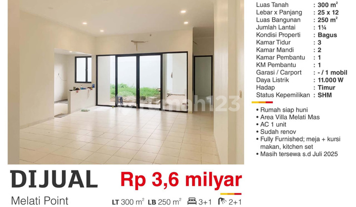  Rumah di Melati Point, Serpong Villa Melati Mas 2