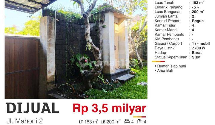  Rumah di Jl. Mahoni 2, Mumbul, Bali Furnished 2