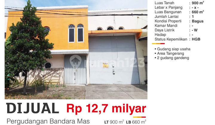 Warehouse in Bandara Mas Warehouse Complex in Tangerang