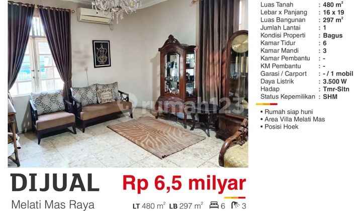 Rumah Bagus Di Villa Melati Mas Shm Siap Hunj 2
