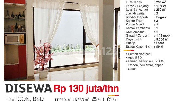 Beautiful Ready-to-Live House in the Icon BSD with a Serene Location