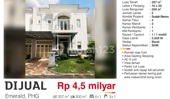 Rumah Bagus di Gading Serpong Pondok Hijau Golf 2