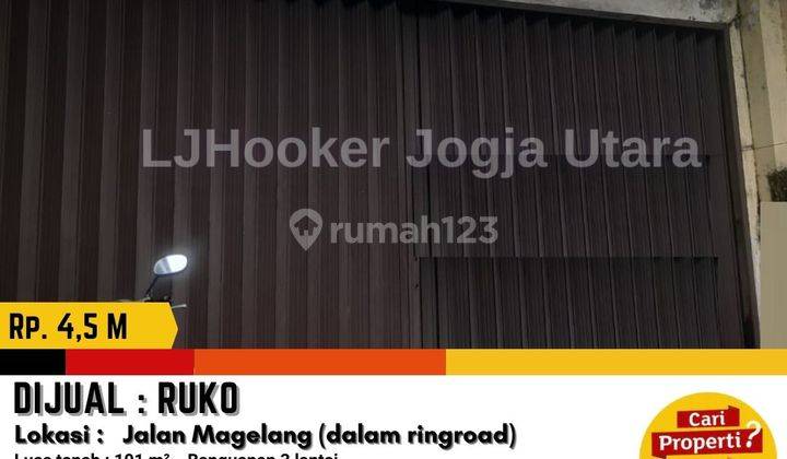 Ruko 3 Lantai di Jalan Magelang Dalam Ringroad Dekat Tugu Dan Tvri 1