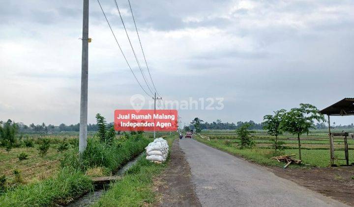 Dijual Tanah Murah Luas di Wajak Kab. Malang, di Poros Jalan Desa 15mtr Poros Jalan Provinsi legalitas SHM 3