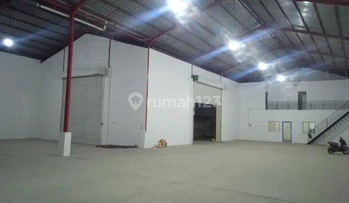 Gudang dgn kantor 2 lantai, bagus, murah, siap pakai, 2 automatic rolling door,SHM, nego 1