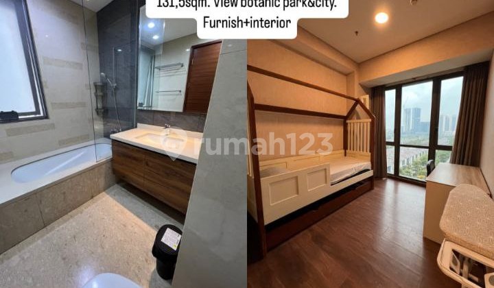 Best Modern & Relax Full Furnished 3+1 Bedroom Marigold Navapark Apartment in BSD City