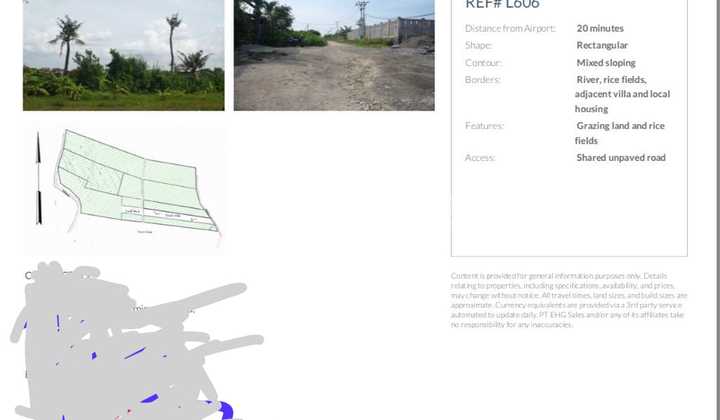 Di Jual Tanah di Jl Bidadari kerobokan Kelod, Kuta Utara Tanah dekat Sunset Road, Kuta, Bali