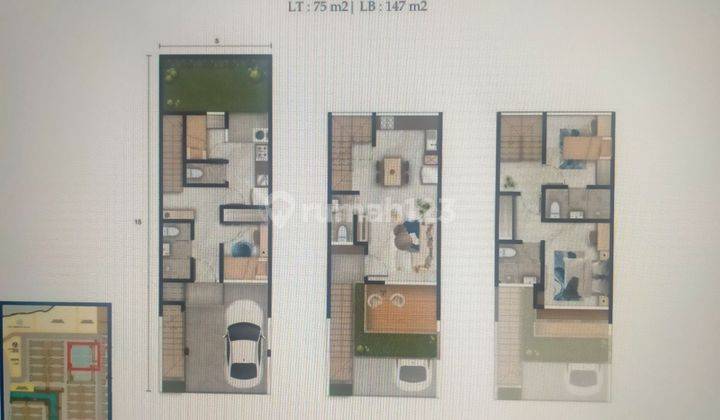 Di Jual Rumah Victoria Residence Pik 2 type 6.5x 15 Nevill Hoek 3 lantai 2