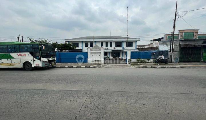 Dijual Kantor dan Gudang Luas di SM Raja Dekat Pintu Tol Amplas 1
