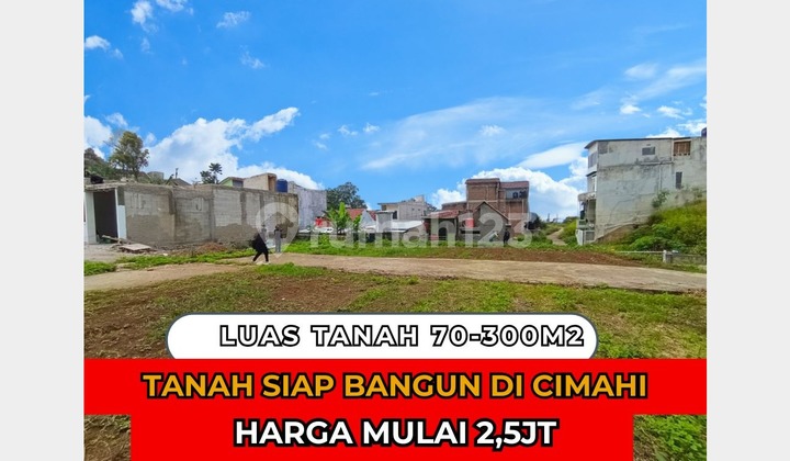 LAND FOR SALE READY TO BUILD IN CIMAHI PRICE 2.5 MILLION/M2