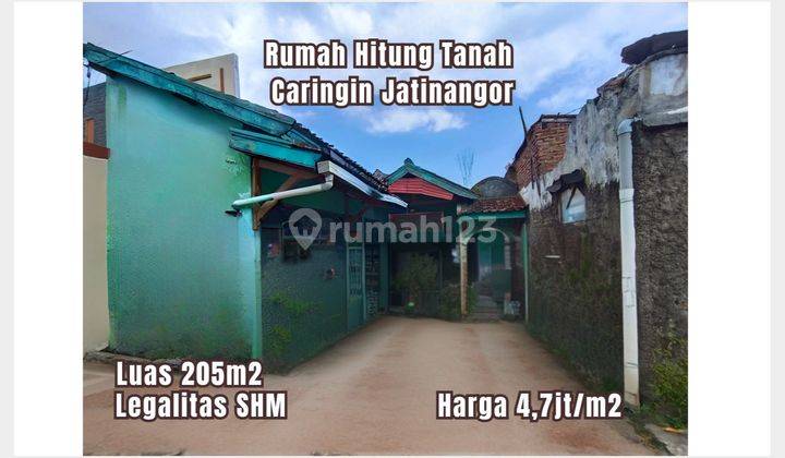 Tanah 205 m2 SHM di Caringin Jatinangor  1