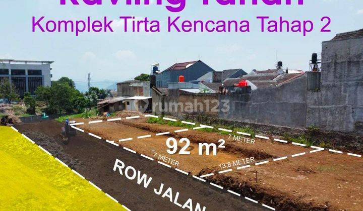 Tanah SHM 125 m² Dekat Ke Tol Pasteur Bandung