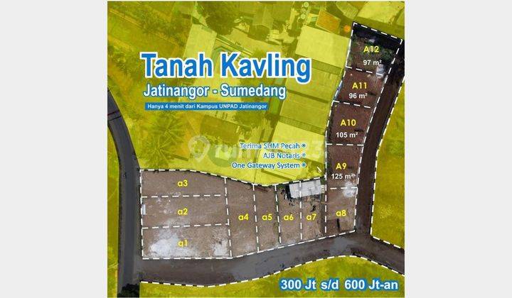 Tanah Usaha Kosan Jatinangor SHM 4 Menit Ke Unpad 1