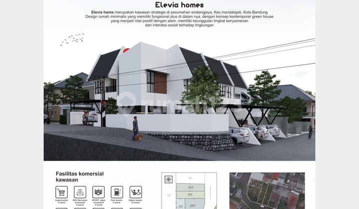 Rumah Bandung Elevia Homes Mandalajati - Hunian Eksklusif 4 Unit Saja