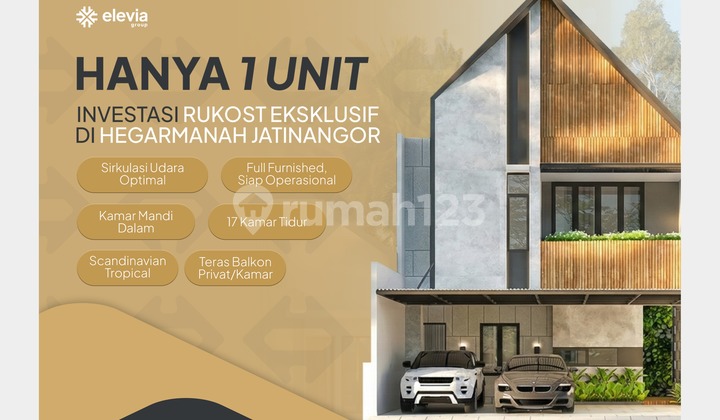 For Sale Exclusive Boarding House Jatinangor - 17 Rooms Fully Furnished with Freehold Certificate 1