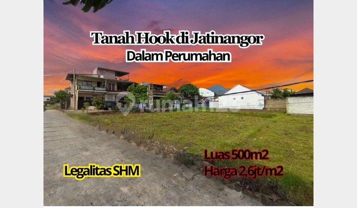 Hook Land in Jatinangor Housing, Area 500M2