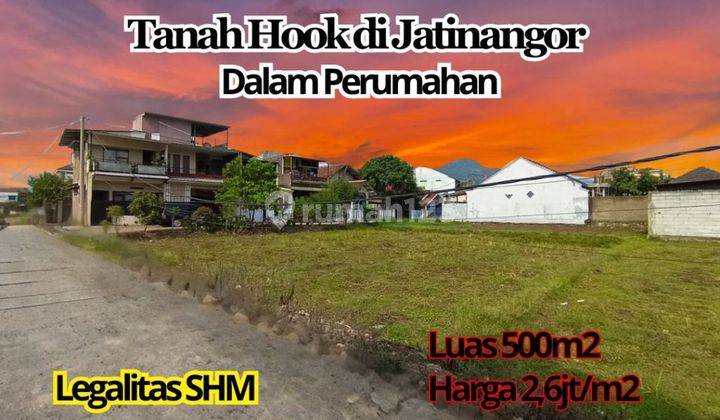 Tanah Hook Jatinangor Dalam Perumahan Luas 500M2  1