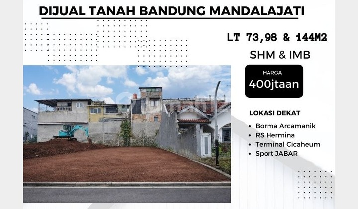 Jual Tanah Kota Bandung Dalam Perumahan Bonus IMB Jual Tanah Kota Bandung Dalam Perumahan Bonus IMB