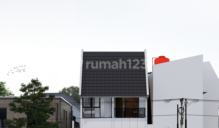 Rumah Kota Bandung 3Kt Desain Kontemporer