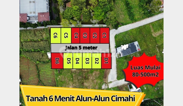 FOR SALE LAND 6 MINUTES FROM CIMAHI SQUARE, SHM CERTIFIED