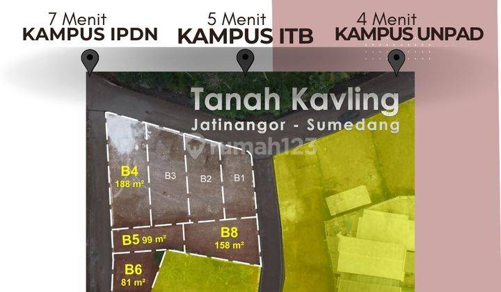 Tanah Jatinangor Areal Perumahan Hegarmanah 1