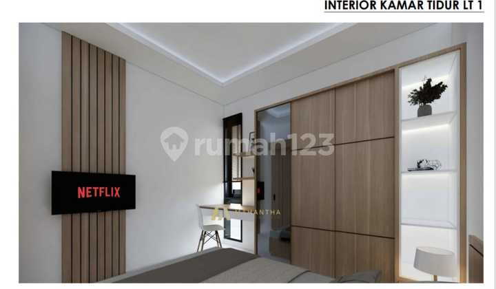Rumah 2 Lantai Indent Modern Minimalis Di Renon Denpasar  2