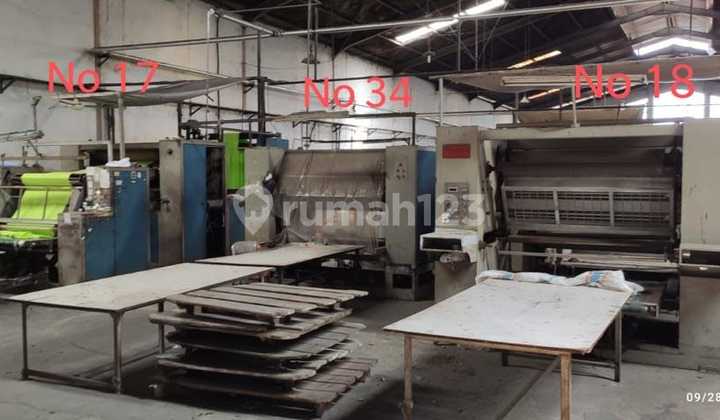 Dijual Cepat Pabrik Textiel di Pekalongan Berikut Isi Dan Semua Alat Tinggal Jalan 29
