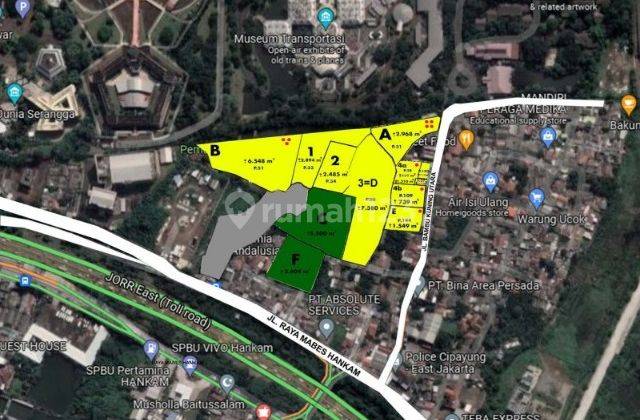 La.859 aw.217 Dijual Cepat Tanah Luas 2,5 Hektar Cipayung Center 1