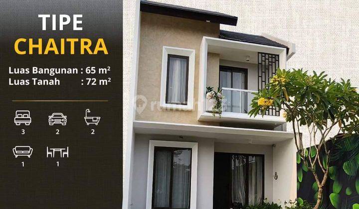 Dijual rumah baru di asana residence Cibubur type chaitra 1