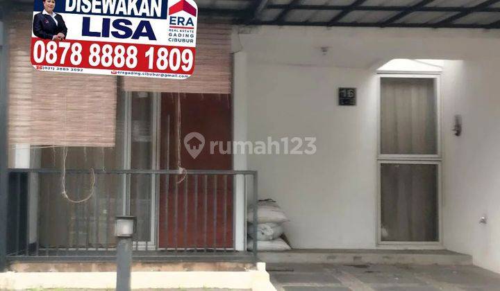 La.1307 Di sewakan cepat rumah 1lt di citra gran Cibubur  1