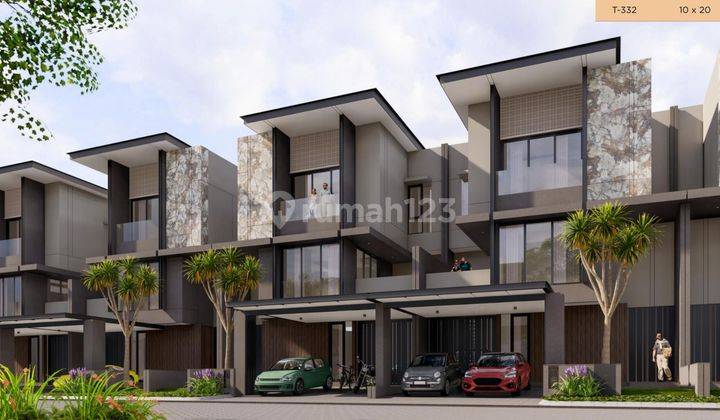 Dijual rumah3lt cluster RICHMOND sudah ada lift,baru launching di kota wisata cibubur 1