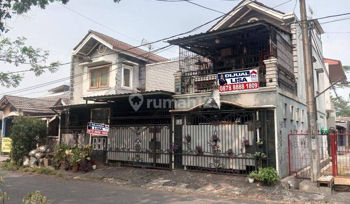 La.1374 Dijual Cepat Rumah 2 Lantai Pinggir Jalan Bumi Mutiara Belakang Kota Wisata  1