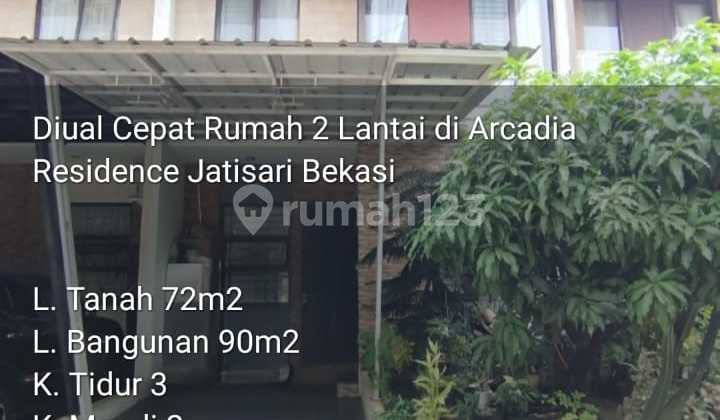 La.1615 Dijual cepat Rumah Arcadia residence bekasi Siap Huni 2lantai La.1615 Dijual cepat Rumah Arcadia residence bekasi Siap Huni 2lantai