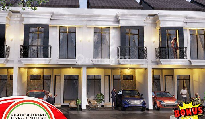 Rumah Baru Townhouse Cipinang Akses Jalan 2 Mobil 1