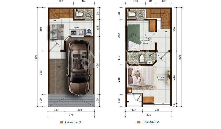 Rumah Baru Cluster Di Cempaka Putih 2