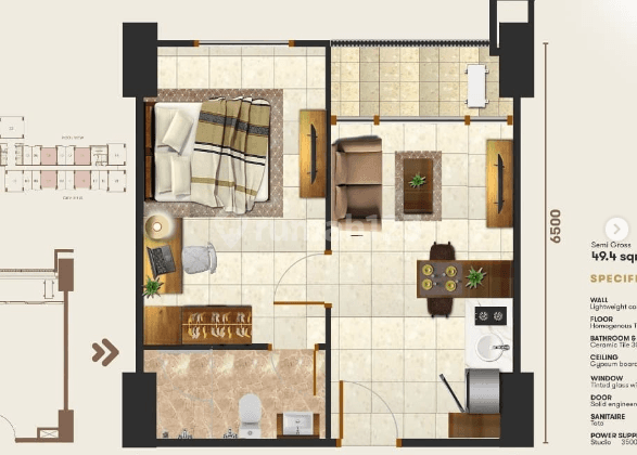 Sakura Garden City Cattleya Tower 1 Bedroom Brandnew 1