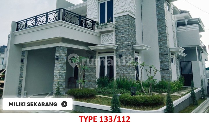 3,4 Km Istana Cipanas. Villa Mewah 2 Lantai Strategis Bisa Kpr. 2